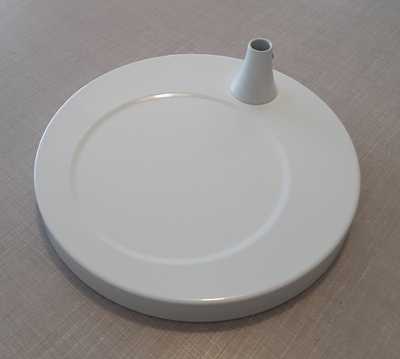 Base colore bianco per lampada architetto a morsetto 4025ZB PERENZ