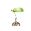 Immagine aggiuntiva di Lampada scrivania stile banchiere inglese verde base bronzo  43697