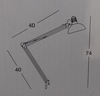 Misure lampada architetto 4025A