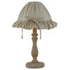 Lampada comodino o tavolo romantica bianca 41cm  42324