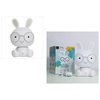 Lampada bambini coniglietto bianco occhiali grigi 3 intensit&agrave; di luce 40566 LUCI E COLORI