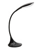 Lampada nera LED studio-scrivania flessibile 6034N PERENZ