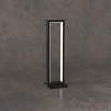 Altra foto Abatjour o lampada tavolo comodino nera design pulito led 1162/P-NE e 1182/P-NE