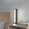 Abatjour o lampada tavolo comodino nera design pulito led 1162/P-NE e 1182/P-NE FOUR SQUARES DNA TOP