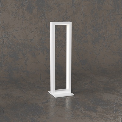 Lampada da tavolo abat jour moderna squadrata bianca led 1162/P-BI e 1182/P-BI FOUR SQUARES DNA TOP