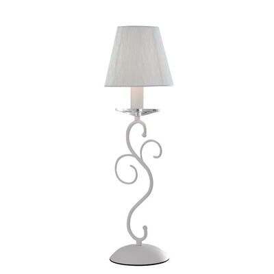 Lampada comodino o tavolo ghirigori bianco romantico 42354 LUCI MODERNE