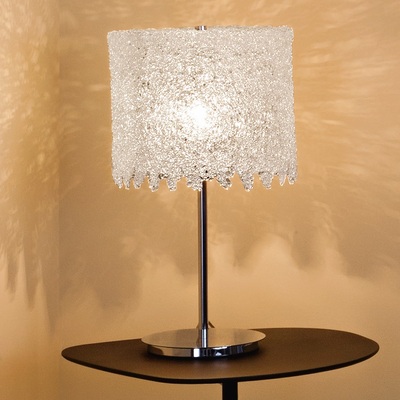 Lampada moderna da tavolo cromata alta 53cm PL14030-QT RASTA COLBACCO PROMOINGROSS PLATINLUX