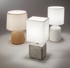 Ulteriore dettaglio di Lampada arabesco rilievo abat jour comodino tavolo ceramica KALI-1 TL1 IDEAL 