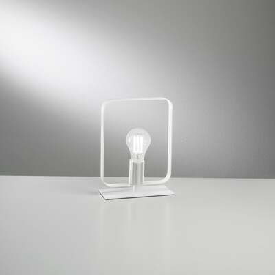 Abat-jour bianca design leggero cornice di luce  45569