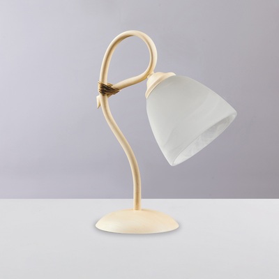 Lampada da tavolo comodino abat-jour avorio decap&egrave;  43164