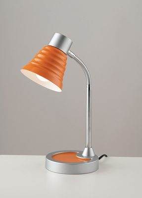 Lampada da tavolo diffusore arancio in metallo 39276 LUCI MODERNE