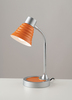 Lampada da tavolo diffusore arancio in metallo 39276 LUCI MODERNE
