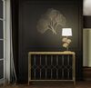Lampada tavolo grande alta 81cm ginkgo biloba oro  40840 - foto 6