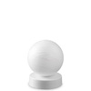 Lampada abat-jour piccola pallina sfera 10cm plastica texture carta CARTA TL1 D10 IDEAL LUX