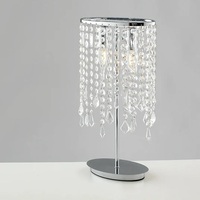 Lampada da tavolo con gocce di cristallo a 2 luci 42300 LUCI CRISTALLI