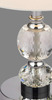 Lampada tavolo piccola elegante in cristallo sfaccettato e nero 24136 GLOBO LIGHTING - foto 4
