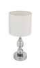 Lampada tavolo piccola elegante in cristallo sfaccettato e nero 24136 GLOBO LIGHTING