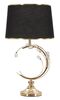 Immagine aggiuntiva di Lampada elegance grande con cerchi oro cappello nero 36x65  44020