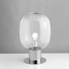 Lampada grande cromo trasparente com&ograve; madia sala boccione 30x47 42934 LUCI