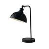 Immagine aggiuntiva di Lampada da tavolo nera diffusore inclinabile a piccola cupola  45562