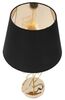 Lampada tavolo nera cuori oro diametro 30cm alta 54,5cm  40810 - foto 5