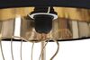 Particolare di Lampada tavolo nera e oro motivo Ginko 30x60cm  40850