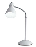 Lampada studio comodino lettura alta bianca orientabile 39144 LUCI MODERNE