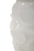 Particolare di Lampada tavolo base ceramica bianca lavorazione ondulata 30x52  42225