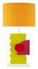 Lampada decorativa coloratissima da tavolo arancio verde rossa 30cm alta 59 42244 COLORI E LUCI
