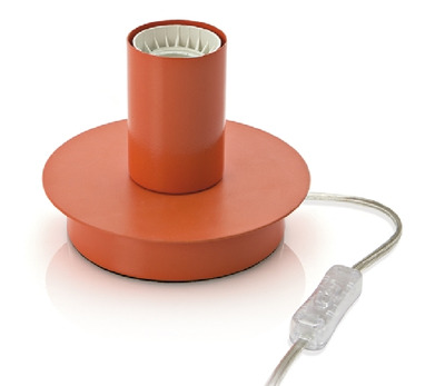 Lampada da tavolo lampadina a vista arancione 6258AR PERENZ