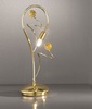 Abat jour oro con gemme sfaccettate colorate o cristallo 02559/L-CS TESSA DUE P