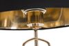 Ulteriore dettaglio di Lampada da tavolo grande curve dorate paralume nero 30x61,5cm  40848