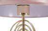 Immagine aggiuntiva di Lampada tavolo paralume rose gold decoro metallo oro alta 55cm  40843