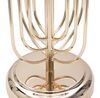 Ulteriore dettaglio di Lampada tavolo paralume rose gold decoro metallo oro alta 55cm  40843