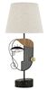 Lampada tavolo originale moderna viso stilizzato 29,8x64,8  42241