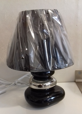 Lampada da tavolo nera base ceramica 21687 GLOBO LIGHTING