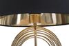 Ulteriore dettaglio di Lampada tavolo con paralume nero e decoro fili oro 53,5cm  40844