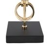 Immagine aggiuntiva di Lampada tavolo paralume nero cerchietti oro 25x54,5cm  40812