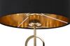 Ulteriore dettaglio di Lampada tavolo paralume nero cerchietti oro 25x54,5cm  40812