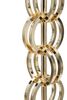 Lampada tavolo paralume nero cerchietti oro 25x54,5cm  40812 - foto 4