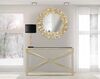 Lampada tavolo paralume nero cerchietti oro 25x54,5cm  40812 - foto 7