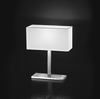 Particolare di Lampada da tavolo paralume rettangolare design moderno  43960