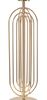 Lampada tavolo decoro metallo oro paralume rose gold alta 64cm  40842 - foto 4
