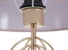 Lampada tavolo decoro metallo oro paralume rose gold alta 64cm  40842 - foto 5