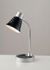 Lampada scrivania o comodino con diffusore direzionabile nero 39278 LUCI MODERNE