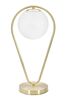 Immagine aggiuntiva di Lampada da tavolo con sfera decoro oro in metallo  40841