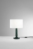 Particolare di Lampada da tavolo stelo verde a colonna moderna  43867