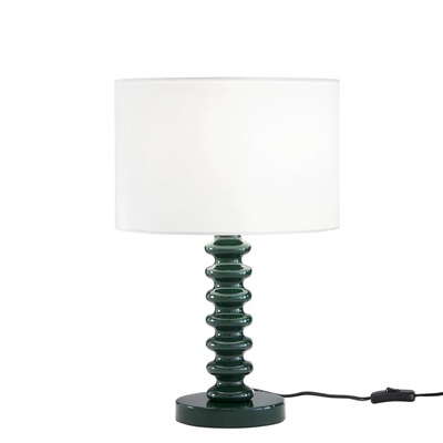 Lampada da tavolo stelo verde a colonna moderna  43867