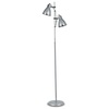 Piantana a 2 luci direzionabili argento ELVIS PT2 ARGENTO IDEAL LUX