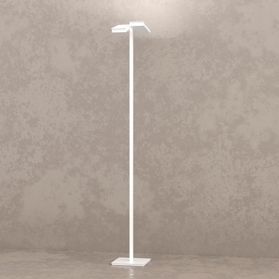 Lampada terra moderna bianca design direzionabile LED  42341